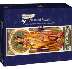 Bluebird Puzzle: Alfons Mucha - Moet & Chandon / Grand Crémant Impérial, 1899 (1000)