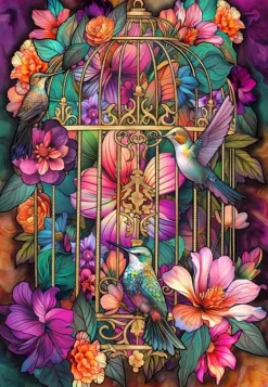 Bluebird Puzzle: Captured Beauty (1000)