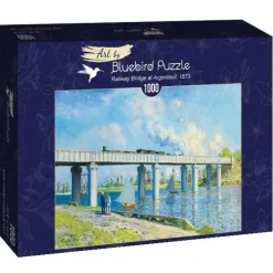 Bluebird Puzzle: Claude Monet - Railway Bridge at Argenteuil, 1873 (1000)
