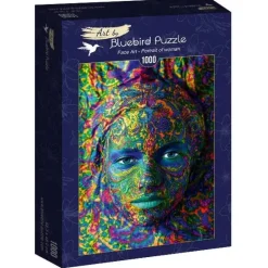 Bluebird Puzzle: Face Art - Portrait of Woman (1000)