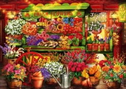 Bluebird Puzzle: Flower Market Stall (1000)