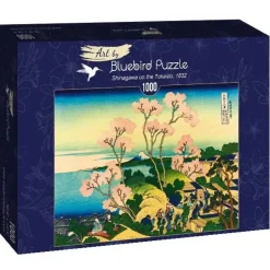 Bluebird Puzzle: Katsushika Hokusai - Shinagawa on the Tokaido, 1832 (1000)