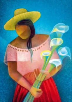 Bluebird Puzzle: Louis Toffoli - La Femme aux Arums, 1985 (1000)