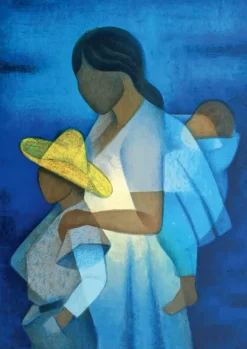 Bluebird Puzzle: Louis Toffoli - La Mere et Les Enfants, 1973 (1000)