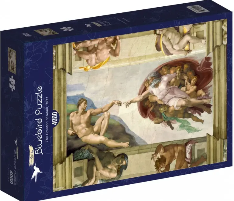Bluebird Puzzle: Michelangelo - The Creation of Adam, 1511 (4000)