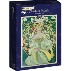 Bluebird Puzzle: Mucha - Daydream, 1897 (1000)