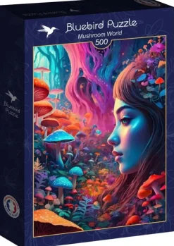 Bluebird Puzzle: Mushroom World (500)