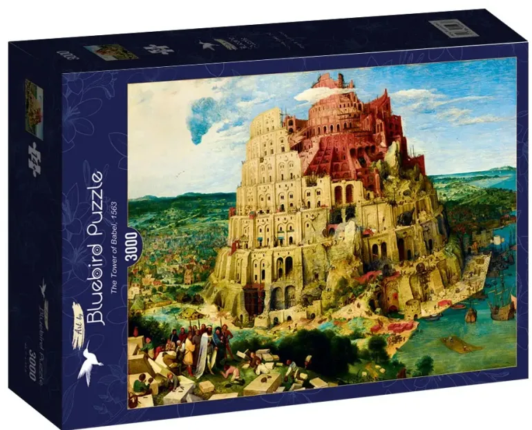 Bluebird Puzzle: Pieter Bruegel the Elder - The Tower of Babel, 1563 (3000)