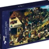Bluebird Puzzle: Pieter Bruegel the Elder - Netherlandish Proverbs, 1559 (3000)