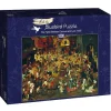 Bluebird Puzzle: Pieter Bruegel the Elder - The Fight Between Carnival and Lent, 1559 (1000)