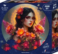 Bluebird Puzzle: Round - Mysterious Beauty (501)