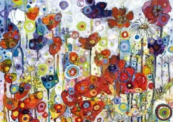 Bluebird Puzzle: Sally Rich - Poppies (1000)