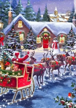 Bluebird Puzzle: Santa and Sleigh (1000)