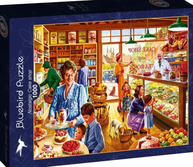 Bluebird Puzzle: Steve Crisp - Nostalgic Cake Shop (1000)