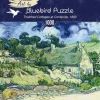 Bluebird Puzzle: Vincent Van Gogh - Thatched Cottages at Cordeville, 1890 (1000)
