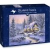 Bluebird Puzzle: Winter's Blanket Wouldbie Cottage (500)