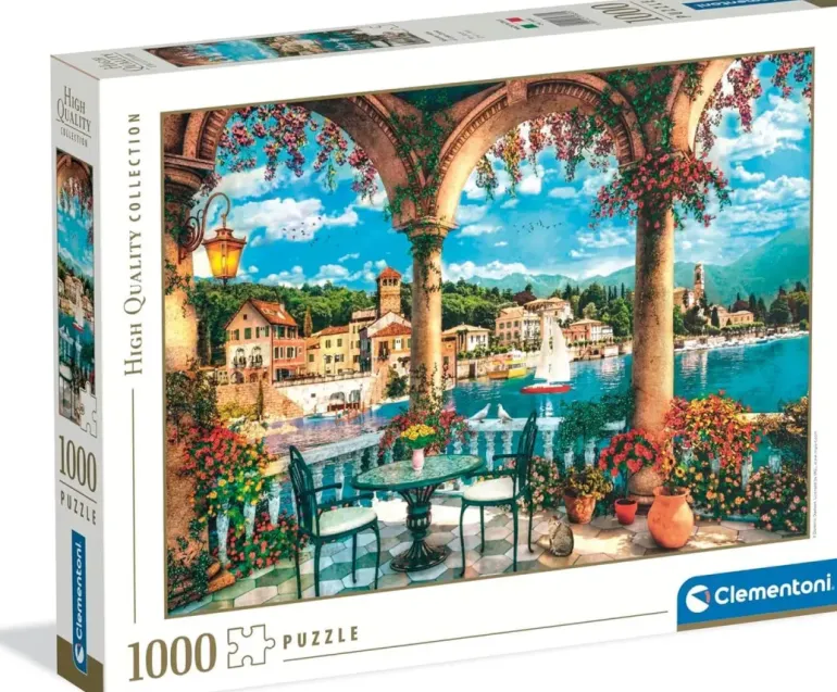 Clementoni: Dominic Davison - Balcony View of Lake Como (1000)