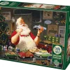 Cobble Hill: Santa Painting Cars (1000)