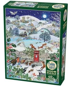 Cobble Hill: Village on a Winter Night (1000)