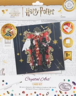 Craft Buddy: Crystal Card Kit - Harry and Hedwig