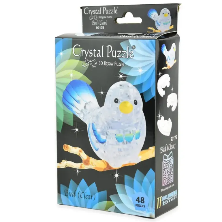 Crystal Puzzle: Bird - Clear (48)