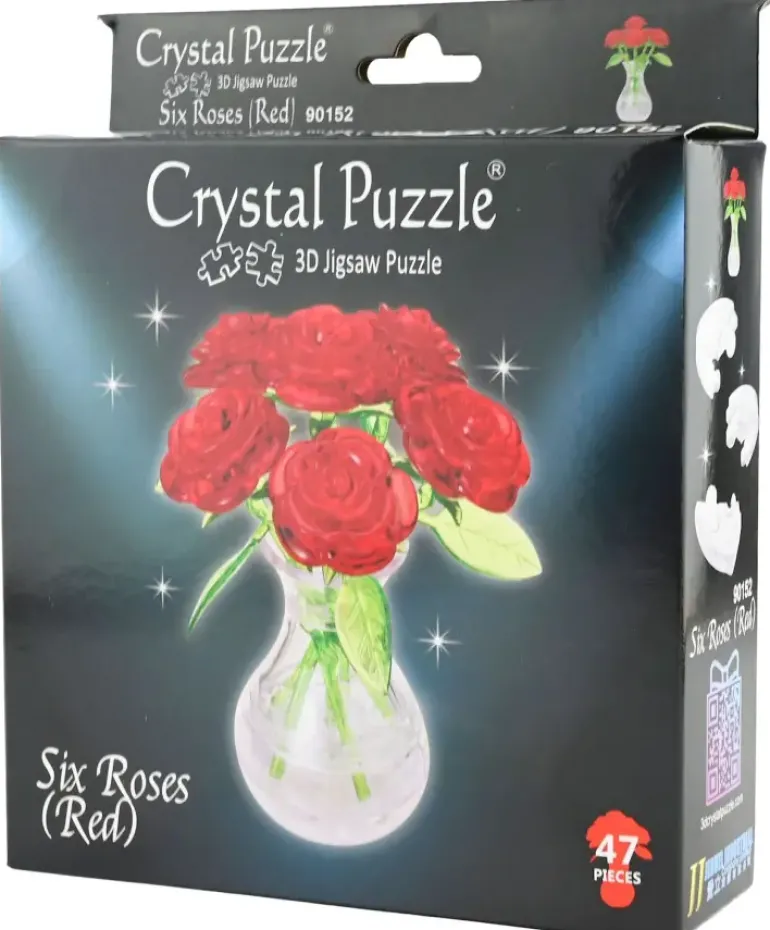 Crystal Puzzle: Six Roses - Red (47)