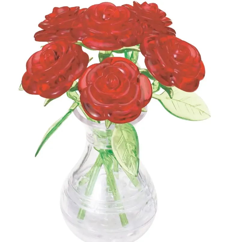 Crystal Puzzle: Six Roses - Red (47)