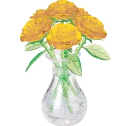 Crystal Puzzle: Six Roses - Yellow (47)
