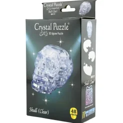 Crystal Puzzle: Skull - Clear (48)