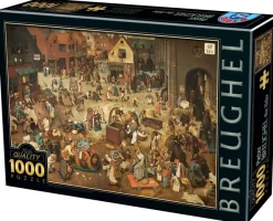 D-Toys: Brueghel the Elder - The Fight Between Carnival and Lent (1000)