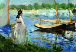D-Toys: Edouard Manet - The-Banks of the Seine at Argenteuil (1000)