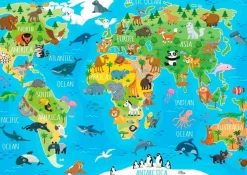 Educa: Animals World Map (150)