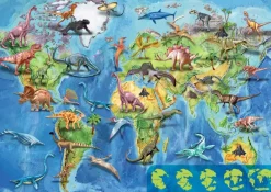 Educa: Dinosaurs World Map (150)
