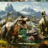 Educa: Fierce Dinosaurs (1000)