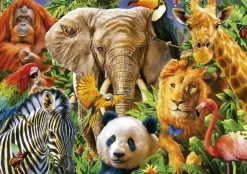 Educa: Wild Animal Collage (500)