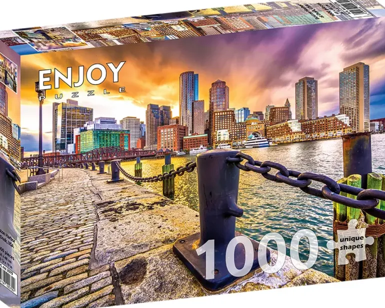 Enjoy: Boston Harbor at Dusk, USA (1000)