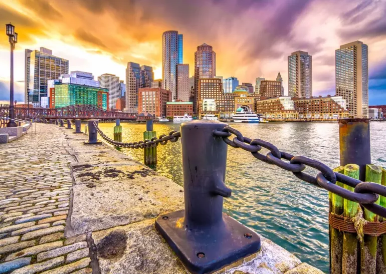 Enjoy: Boston Harbor at Dusk, USA (1000)