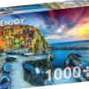 Enjoy: Manarola Harbor at Sunset, Cinque Terre, Italy (1000)