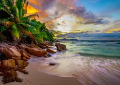 Enjoy: Seychelles Beach at Sunset (1000)