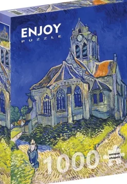 Enjoy: The Church in Auvers-sur-Oise, Vincent Van Gogh (1000)