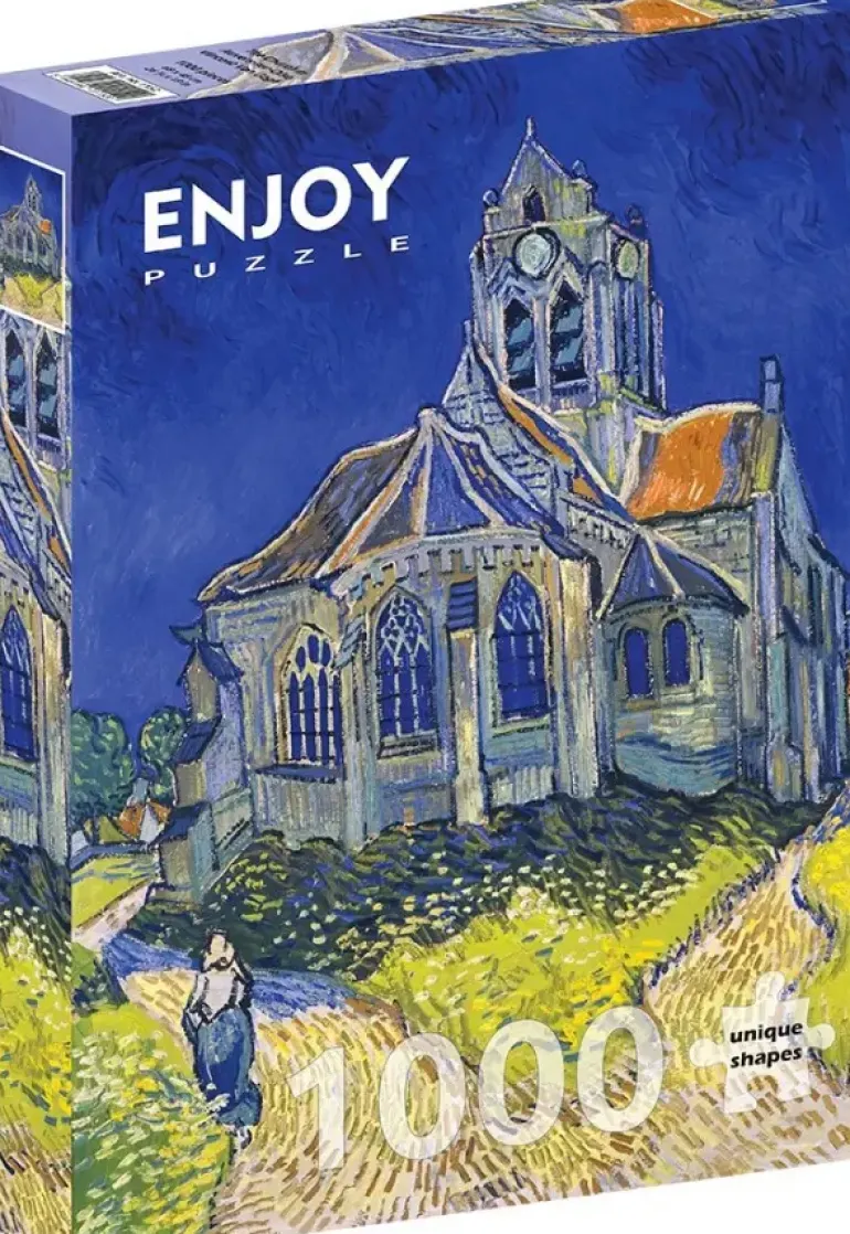 Enjoy: The Church in Auvers-sur-Oise, Vincent Van Gogh (1000)