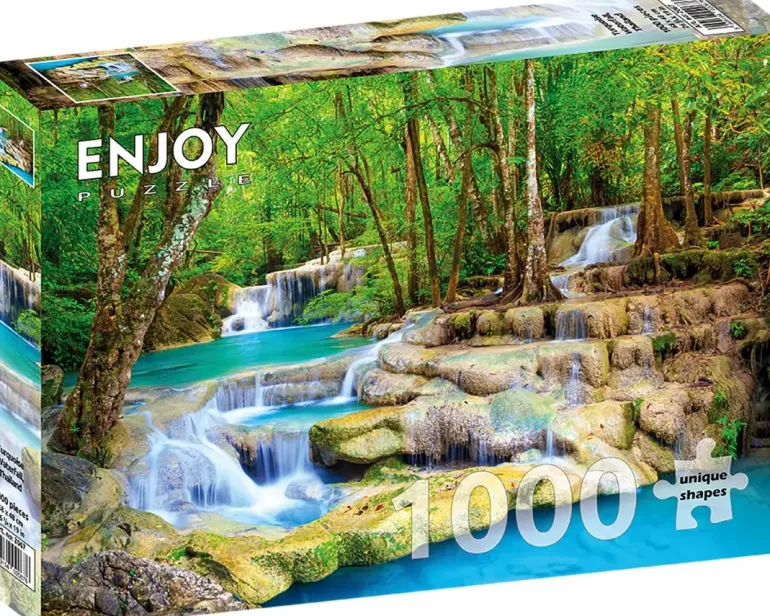 Enjoy: Turquoise Waterfall, Thailand (1000)