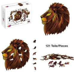Eureka: Rainbow Wooden Puzzles, Lion (121)