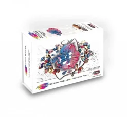 Eureka: Rainbow Wooden Puzzles, Fighting Fish (112)