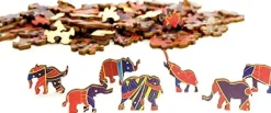 Eureka: Rainbow Wooden Puzzles, Elephant (120)