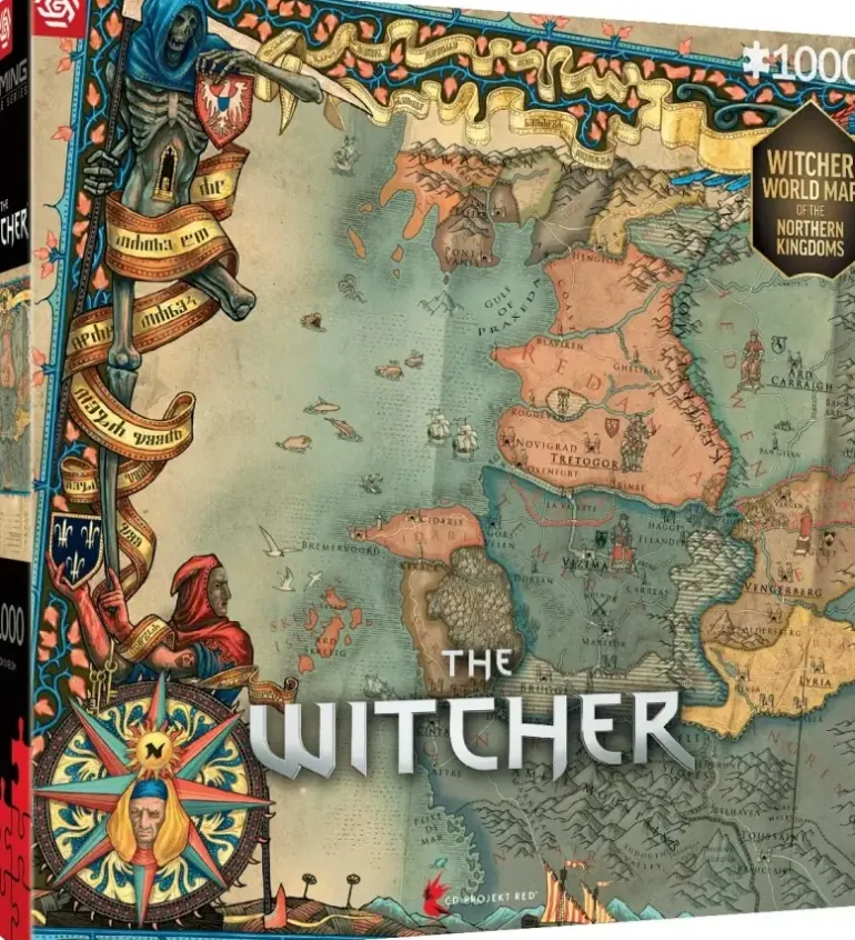 Good Loot: Gaming Puzzle Series - The Witcher, The Northern Kingdoms Map (1000)