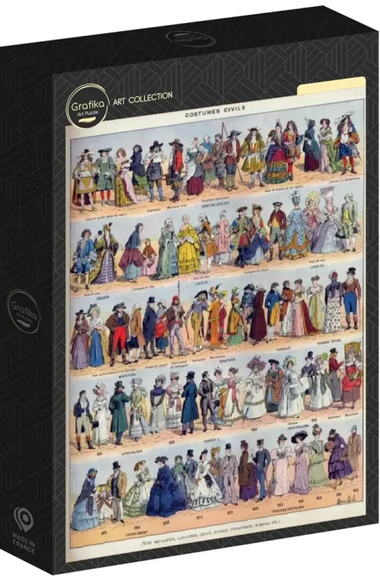 Grafika: Larousse - Civilian Costumes (500)