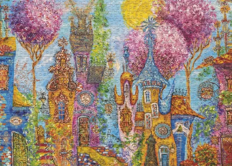 Heye: Charming Village - Pink Trees (1000)