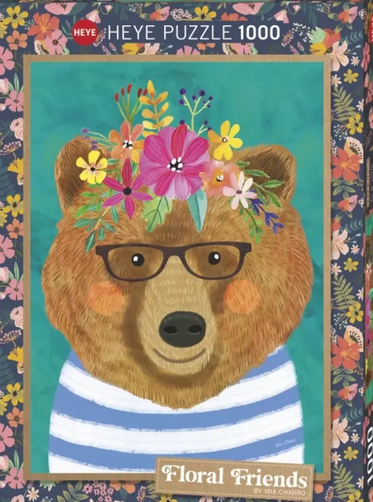 Heye: Floral Friends - Gentle Bruin (1000)