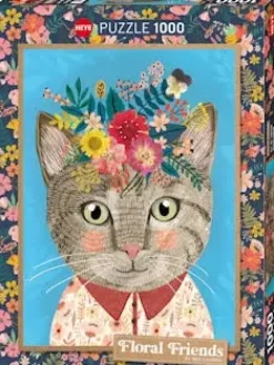 Heye: Floral Friends - Pretty Feline (1000)